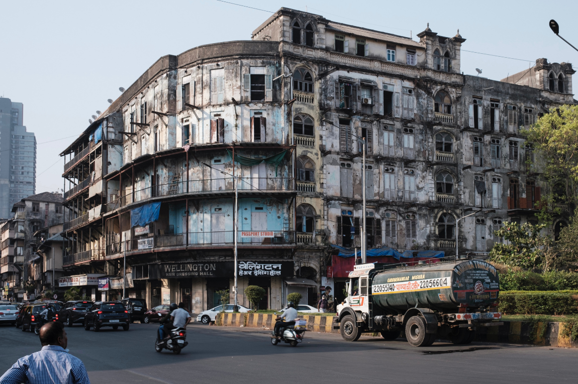 The Old, Monumental Jer Mahal in Fort, Mumbai