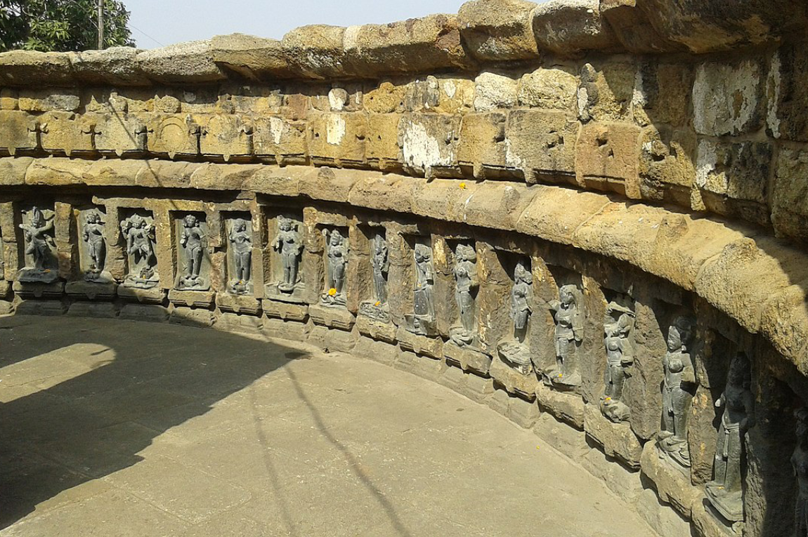 The Stone-Carved Chausath Yogini Temple in Hirapur, Odisha
