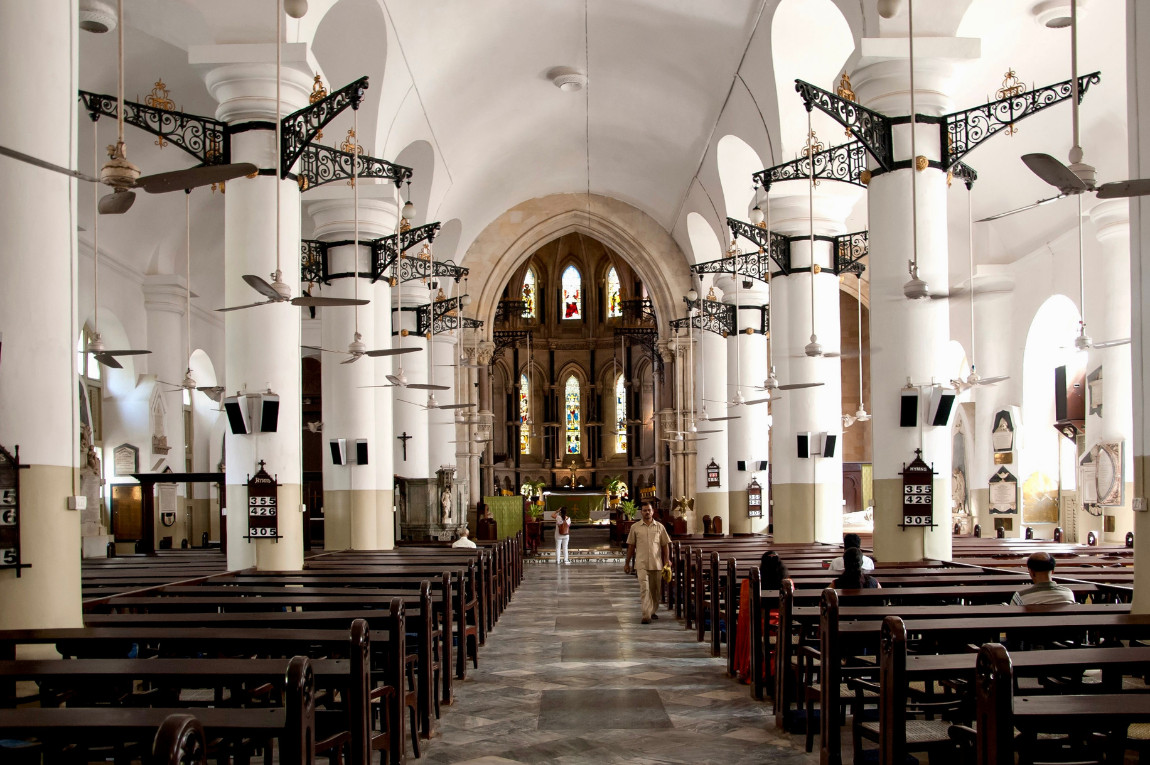The Serene St Thomas Cathedral in Fort, Mumbai