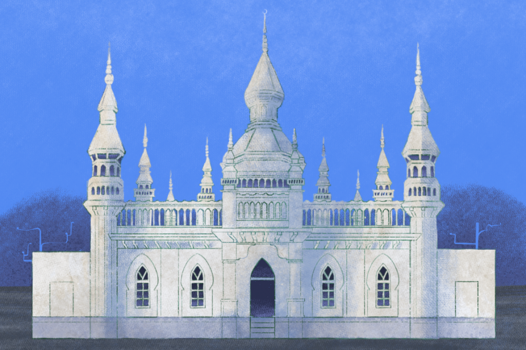 The Spanish Mosque in Hyderabad Paper Planes