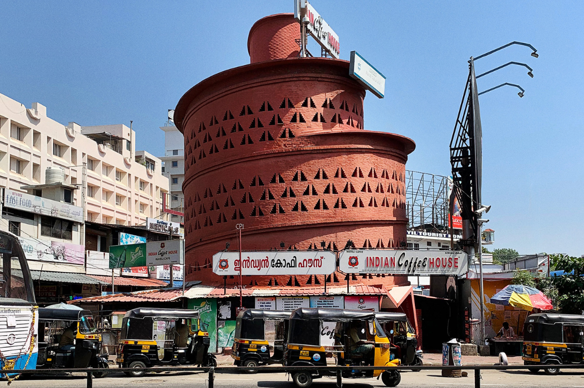 The Indian Coffee House in Thiruvananthapuram, Kerala