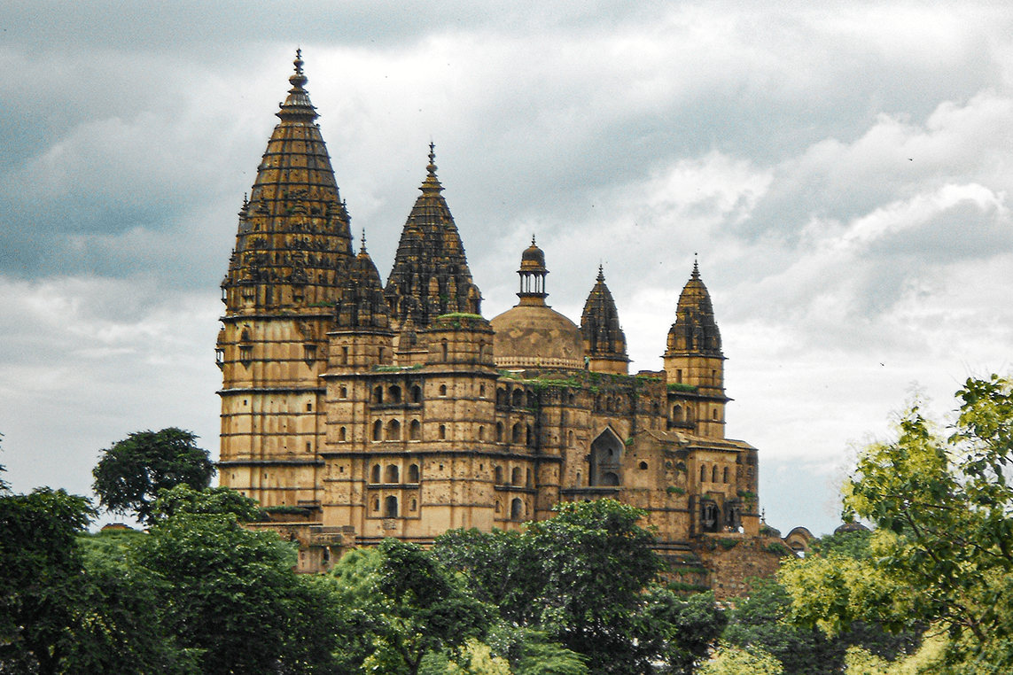 The Towering Chaturbhuj Temple in Orchha, Madhya Pradesh