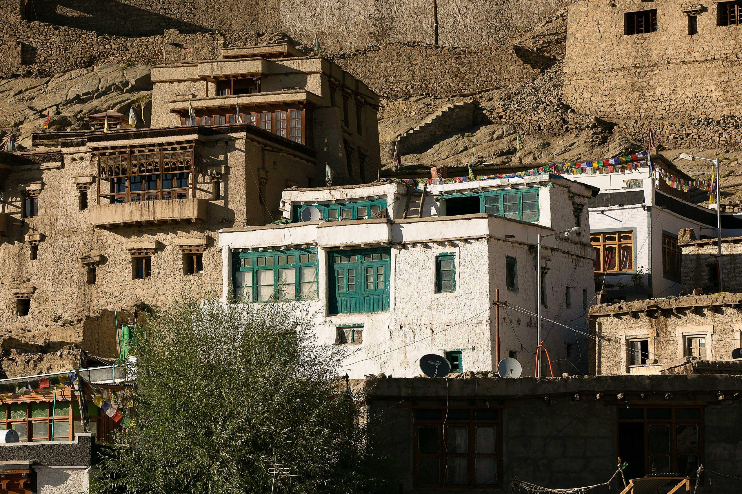The Flat Rooftops of Ladakhi Homes